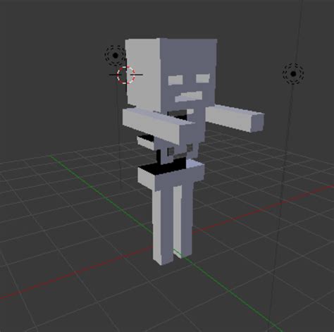 Minecraft Wither Skeleton 3d Model 5 Blend Obj Fbx 3ds Free3d
