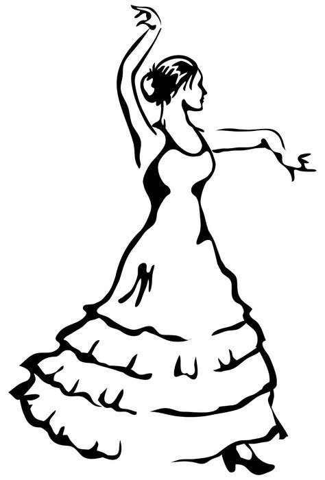 Desenho De Garota Do Flamenco Para Colorir Desenhos Para Colorir E Porn Sex Picture