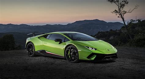 2018 Lamborghini Huracán Performante Front Three Quarter Car Hd