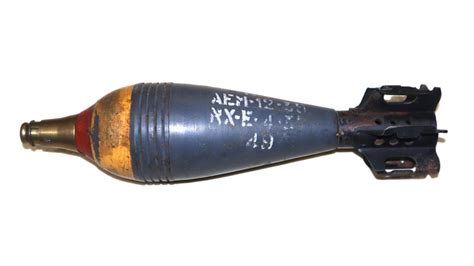 Immaculate Condition Ww2 French 80mm Brandt Mortar Projectile Mjl