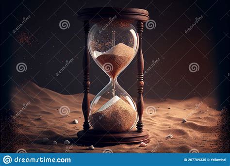 A Magical Hourglass Stock Illustration Illustration Of Generated 267709335