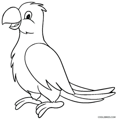 Animals coloring pages for kids parrot coloring pages for kids. Macaw Coloring Page at GetColorings.com | Free printable ...