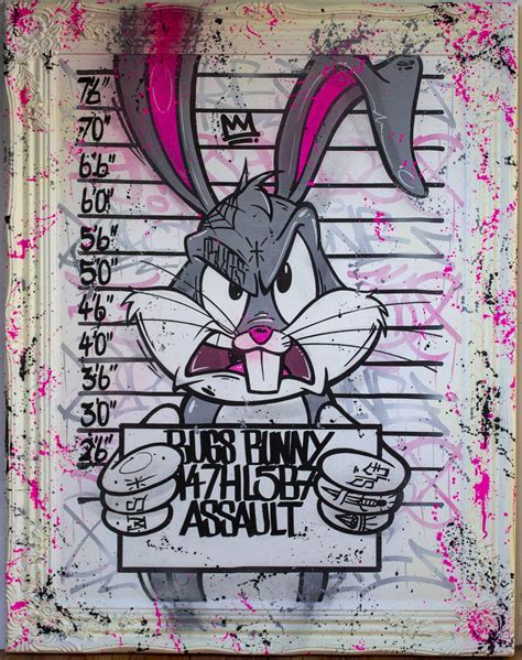 Bugs Bunny Mugshot Bunny Painting Bunny Art Bugs Bunny