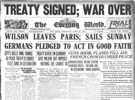 How Did The Treaty Of Versailles Cause World War 2 Quora