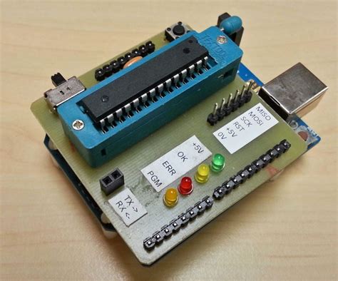 Arduino Uno As Atmega328p Programmer 4 Steps Instructables