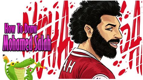 How To Draw Mohamed Salah Youtube