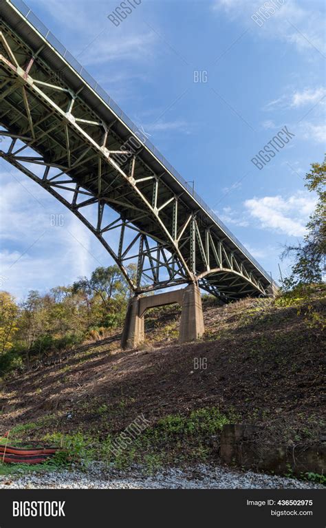 Old Arch Bridge Viewed Image And Photo Free Trial Bigstock