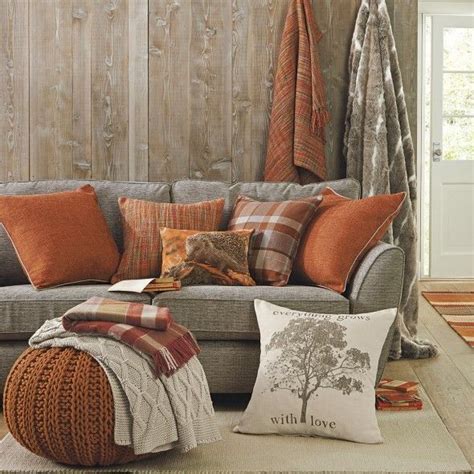 Bring An Autumnal Look To Your Lounge Through Cushions Throws And