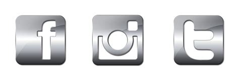 White Facebook Twitter Instagram Logo Transparent Images And Photos