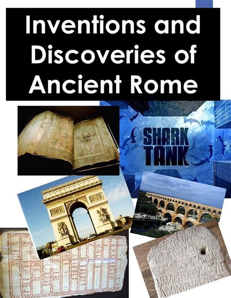 Legacy Of Rome Shark Tank Ancient Roman Inventions And Discoveries Pbl