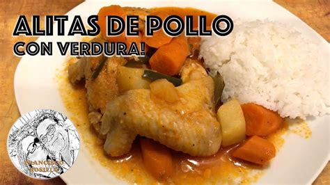 Cocina a fuego lento las alas de pollo durante unos 15 minutos, y luego transfiérelas a un plato cubierto con toallas de papel. Alitas de Pollo con Verdura! Como Hacer Alas de Pollo ...