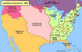 Thomas jefferson, 1803, notes on administration of louisiana territory, to thomas jefferson, 1803, draft of constitutional amendment find louisiana territory images dated from 1803 to 1904. Gary's Reflections: April 30, 1803 -The Louisiana Purchase