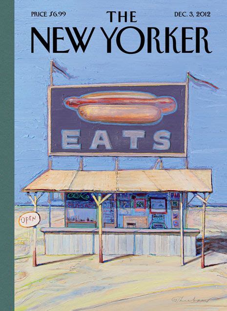 I was wondering what the new yorker would run with; The New Yorker's Food Issue Cover, by Wayne Thiebaud | New ...