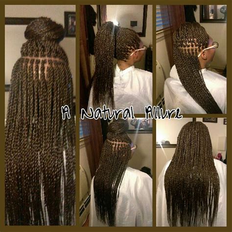 Small Waist Length Senegalese Twists Installed With