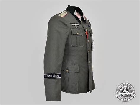 Germany Wehrmacht A Rare Uniform And Award Set To Oberleutnant Fritz B