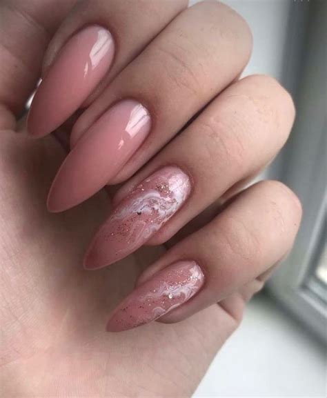 Marble Pink Nails Check Out My Shop Almond Acrylic Nails Pretty Acrylic Nails Best Acrylic