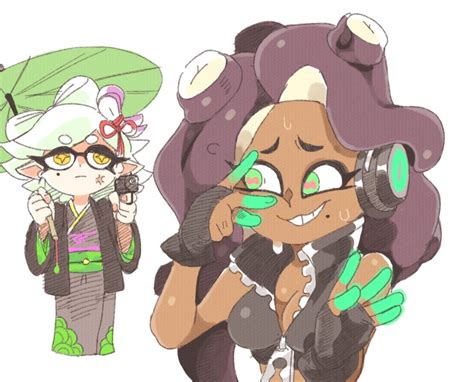 Marie And Marina Splatoon And More Drawn By Inkerton Kun Danbooru