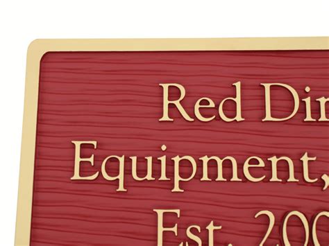 High Density Foam Signs Carved Signs Custom Made Woodland Manufacturing