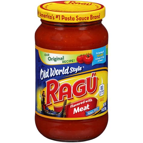 Ragu Old World Style Meat Flavored Pasta Sauce 14 Ounce Pack Of 12