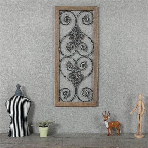 30 Photos Ornamental Wood And Metal Scroll Wall Decor