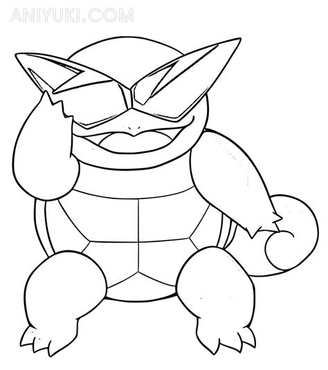 Squirtle Squad Coloring Pages
