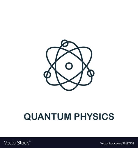 Quantum Physics Icon From Science Collection Vector Image