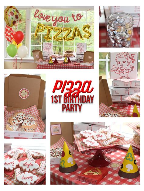 Pizza 1st Birthday Pizza Party Birthday First Birthday Party Themes
