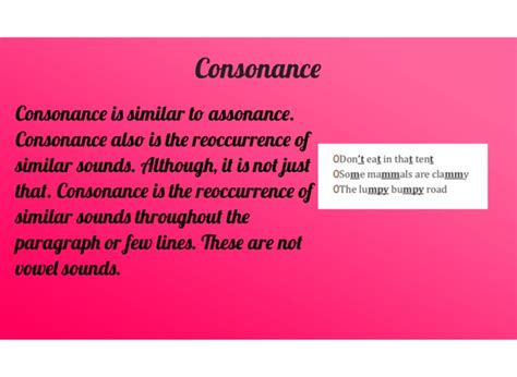 Assonance And Consonance Screen On Flowvella Presentation