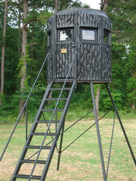 Gbx Series Tower Hunting Blind For Gun Or Bow Hunters Realbark
