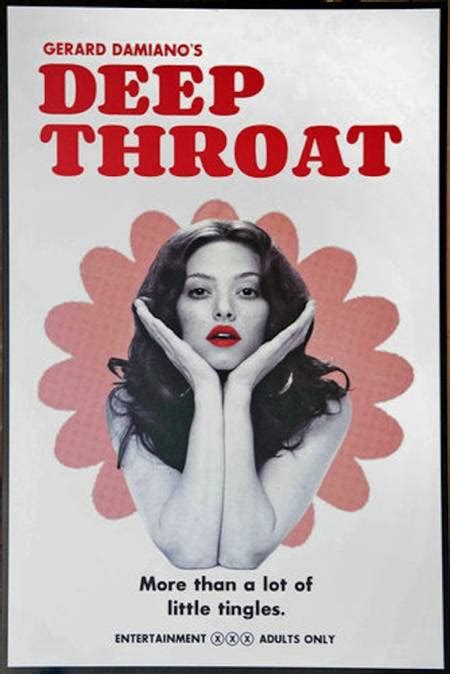 Vintage Style Deep Throat Poster Plus Images