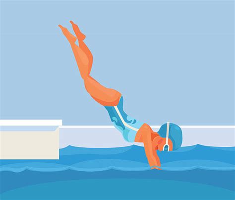 Royalty Free Diving Into Water Clip Art Vector Images And Illustrations