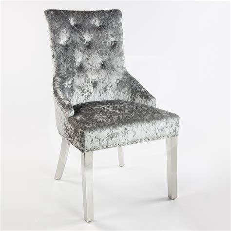 Maybe you would like to learn more about one of these? eGB80-SH Kensington Silver Crushed Velvet Scoop Dining ...