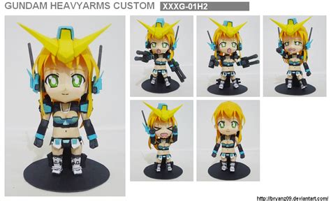 Papercraft Nendoroid Gundam H Arms Custom Girl By Bryanz09 On Deviantart