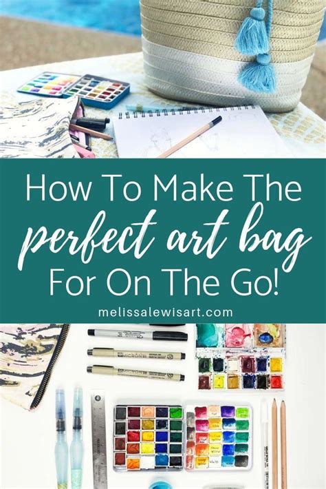 How To Get That Perfect Art Supply Bag For Creating On The Go Art Supplies Bag Travel Art Kit