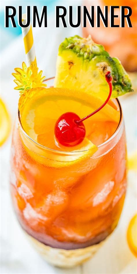 This Rum Runner Cocktail Is A Fruity And Refreshing Cocktail Made With