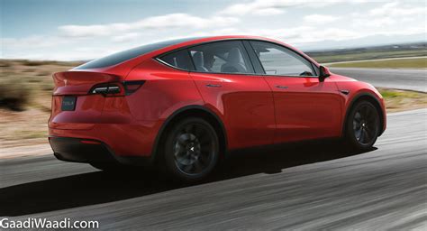 All New Entry Level Tesla Suv Model Y With 482 Km Electric Range Unveiled