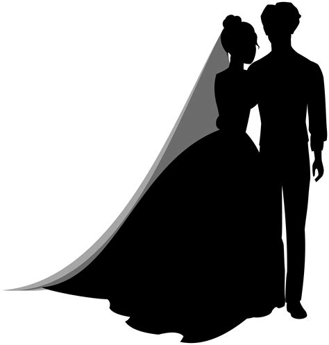 Wedding Couple Silhouettes Png Clip Art Best Web Clipart