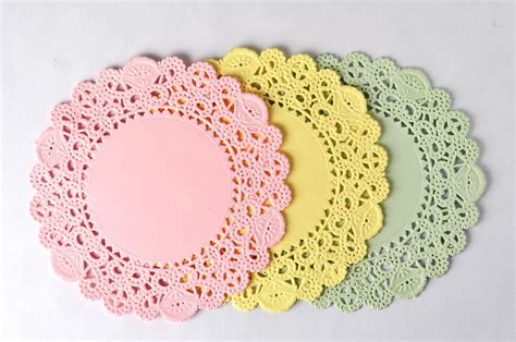 Round Paper Doilies 4 Inch Small 24 Set Decorating T