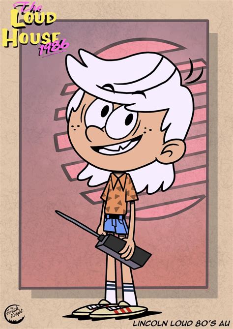 Lincoln Loud 80s Au Summer Fashion By Thefreshknight On Deviantart The Loud House Fanart