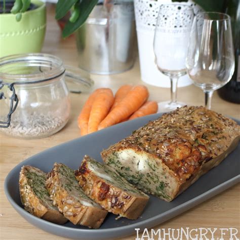 Cake au fanes de carottes et féta- IAMHUNGRY