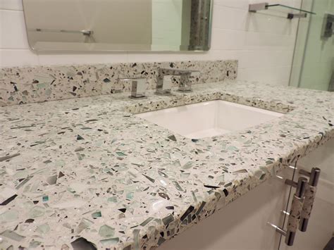 Try And Keep Your Hands Off This Countertop Sea Pearl By Vetrazzo With The Texture Of Sea Glass