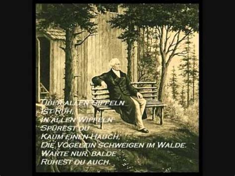 Wanderer's nightsong is the title of two poems by the german poet johann wolfgang von goethe. Wandrers Nachtlied - Der Rundfunkchor Berlin mit ...