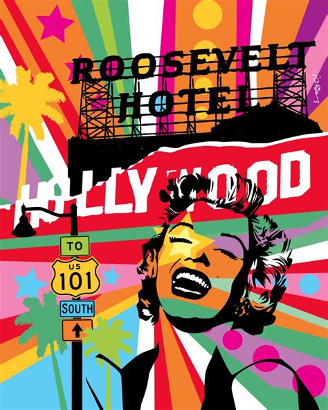 Los Angeles California Pop Art Posters Pop Art Design Pop Art Artists