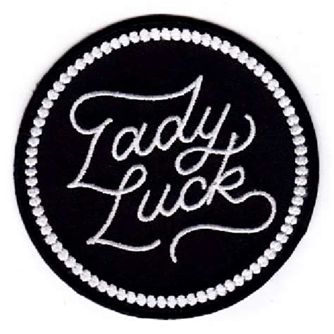 Lady Luck Patch Hand Lettering Patches Luck