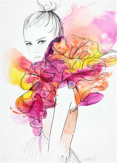 5 Must Follow Fashion Illustrators On Instagram Fashion Illustration Watercolor Fashion Art