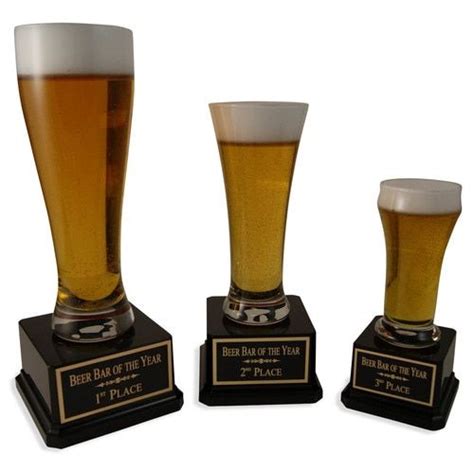 These Three Beer Trophies Are Perfect As 1st 2nd And 3rd Place Awards