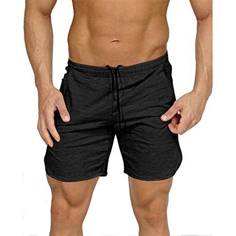 men s gym workout shorts running short pants fitted train dp