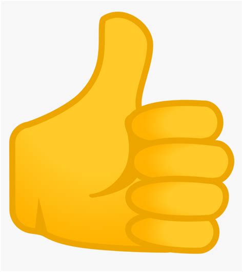 Whatsapp Thumbs Up Emoji Hd Png Download Transparent Png Image Pngitem Images And Photos Finder