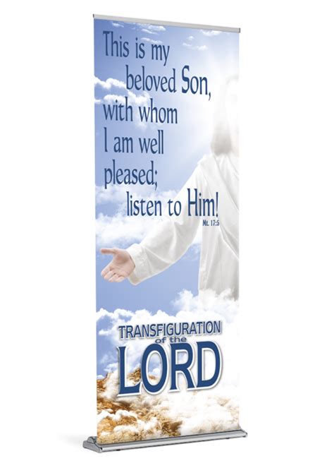 My Beloved Son Transfiguration Banner Diocesan