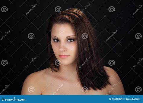 Sexy Brunette Studio Headshot Royalty Free Stock Images Image 15618309